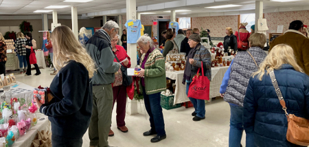 Gifts of nourishment at indoor Oxford Farmers’ Market on Saturday